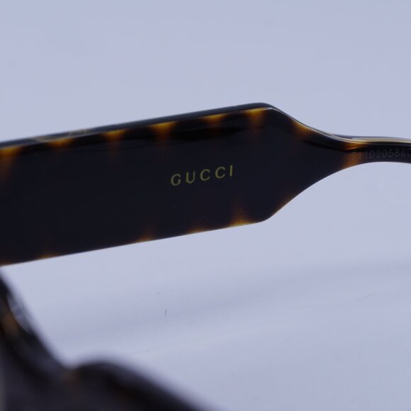 Gucci GG1558SK 002 Sunglasses Havana Square Frame, Brown Lenses main image 9